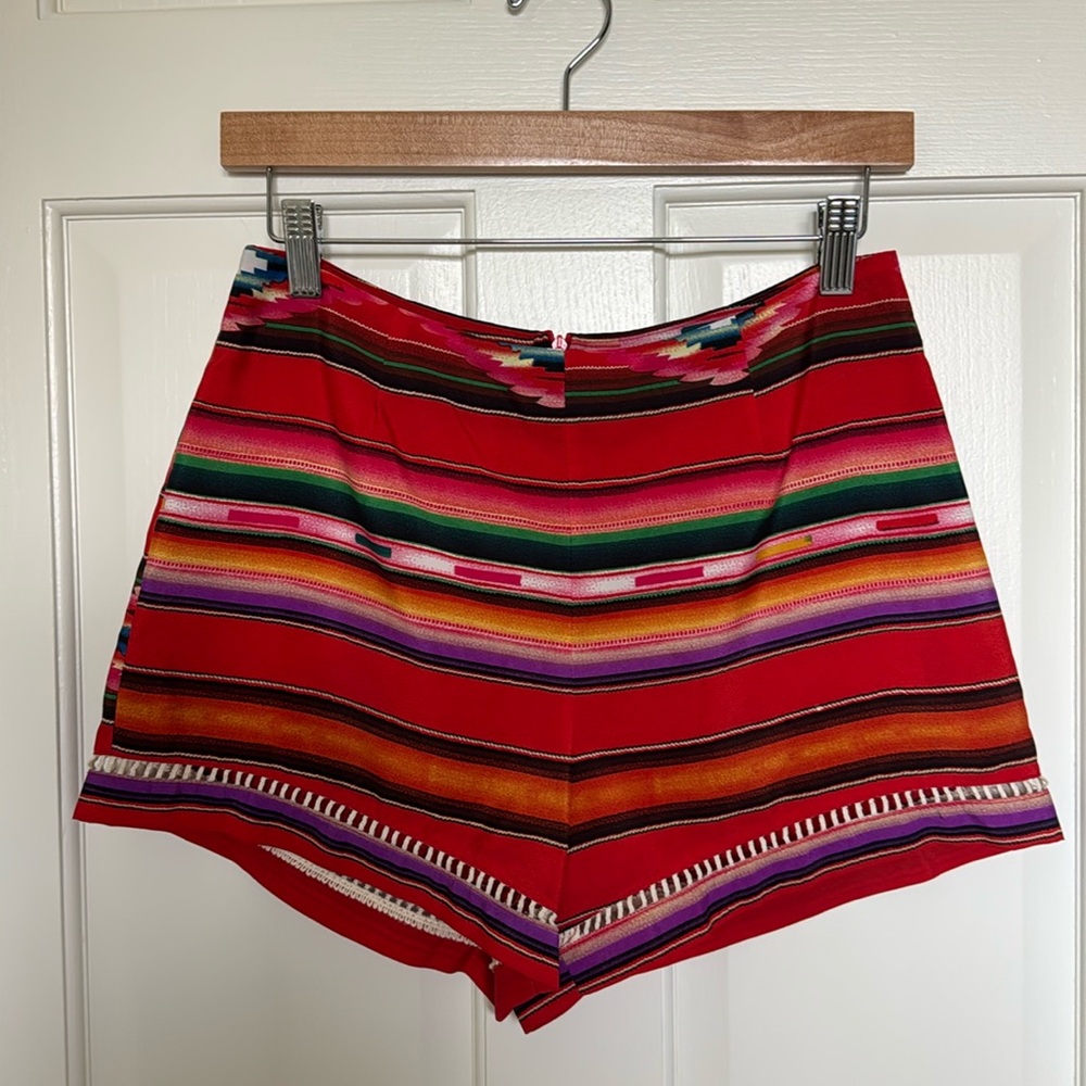ASTR, multicolor print shorts